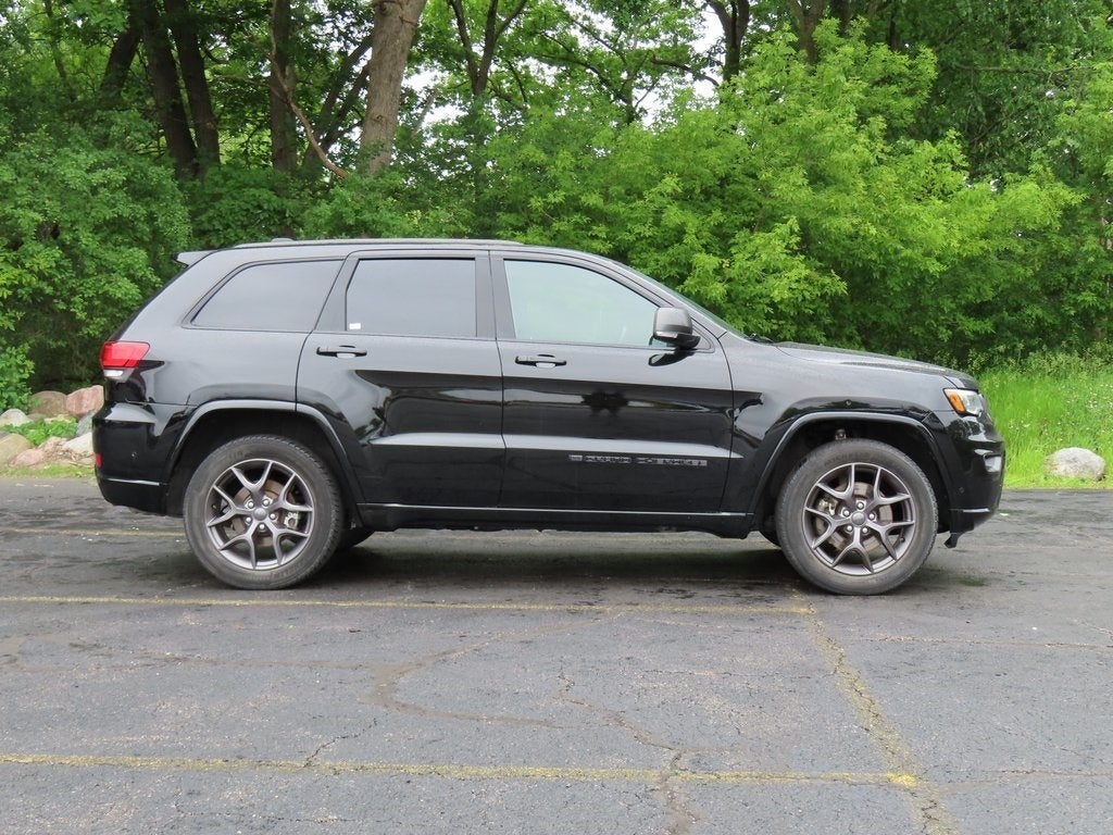 Certified 2021 Jeep Grand Cherokee 80th Edition with VIN 1C4RJFBG4MC568273 for sale in Oconomowoc, WI