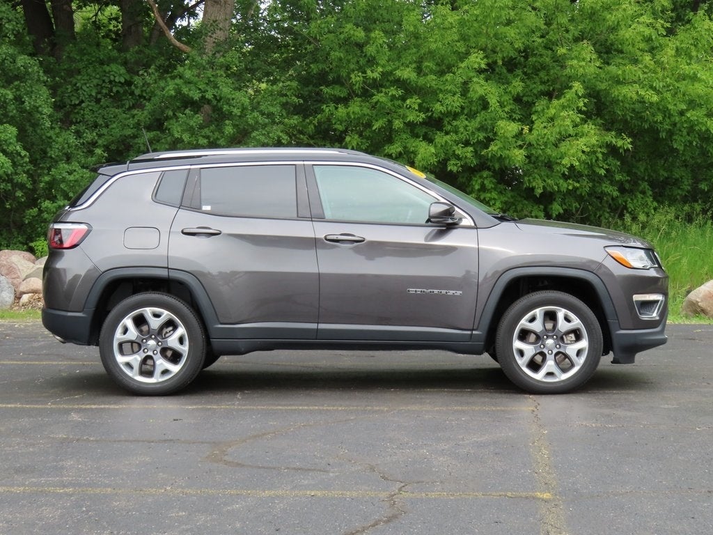 Used 2021 Jeep Compass Limited with VIN 3C4NJDCB3MT549661 for sale in Oconomowoc, WI
